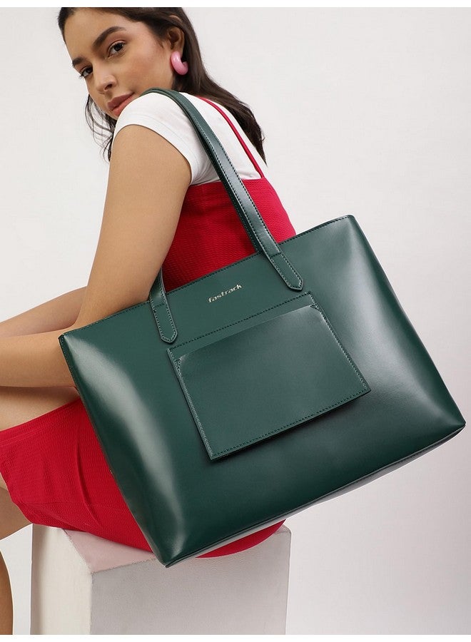 fastrack Fastrack Malachite Green College Tote Bag for Women  - Image 4