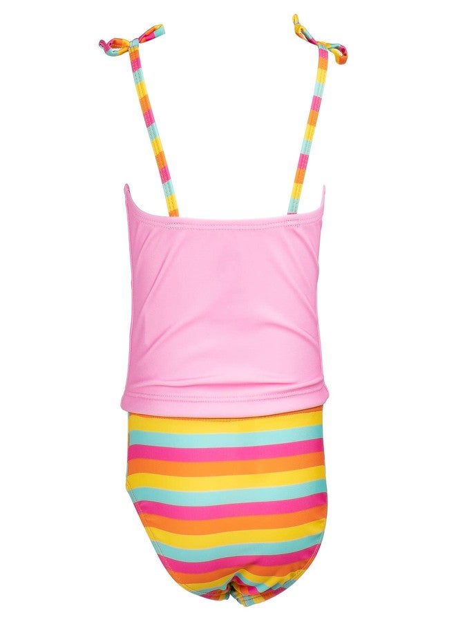 CoComelon JJ Tomtom Yoyo Infant Baby Girls Tankini Top Swimsuit & Swim Bikini Bottom Pink 18 Months - Image 5