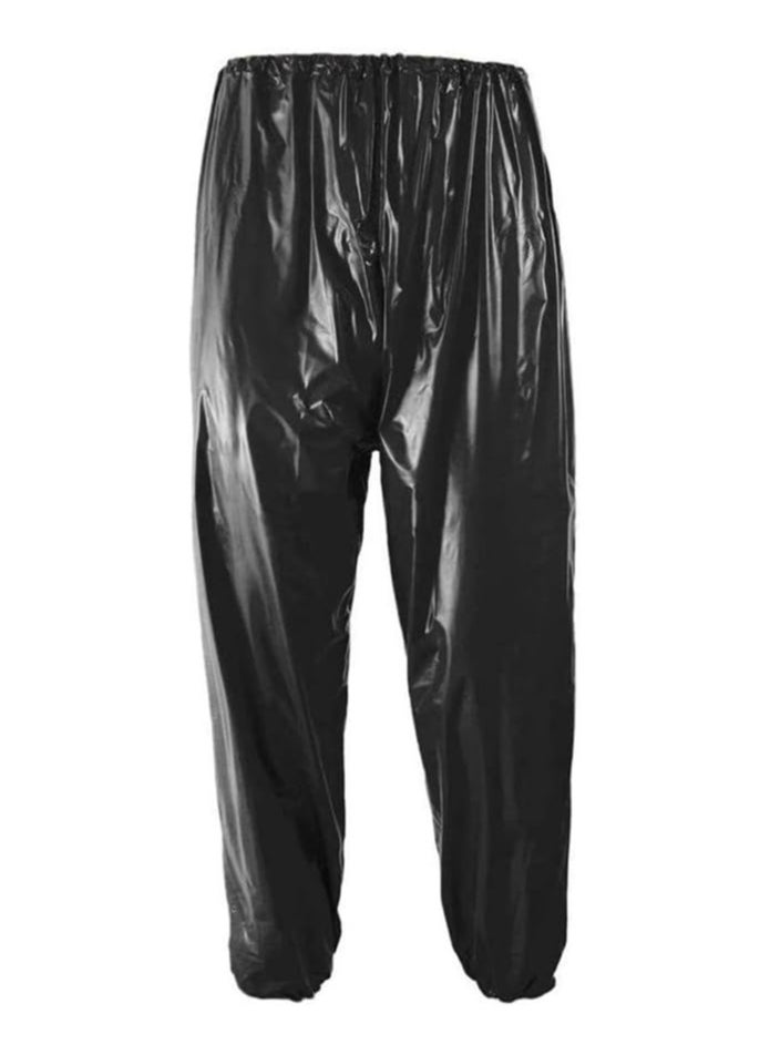 Sauna Sweat Suit for Women/Men with Hoodie Zipper Weight Loss Fitness Exercise Gym Workout Suit Top Pants(XL Size)