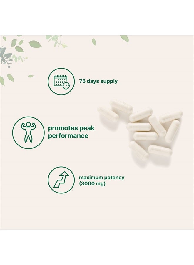 Micro Ingredients D Aspartic Acid Pills, DAA Supplement, 3000mg Per Serving, 300 Capsules, Premium D Aspartic Acid, Non-GMO  - Image 3