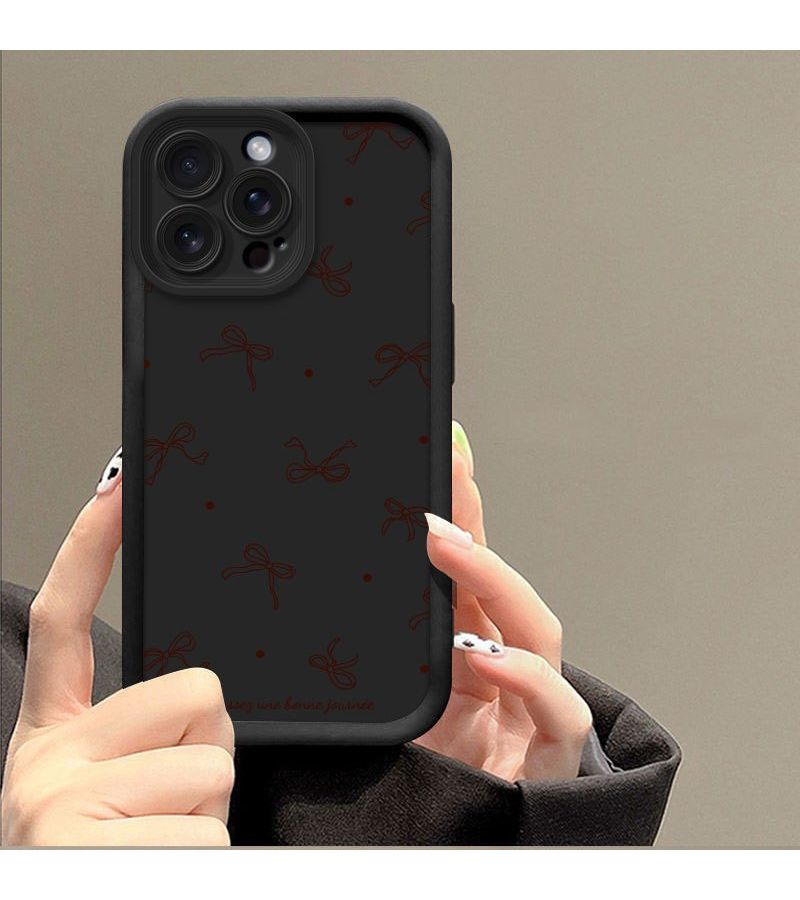 Mixed Color 1 Sky Eye Ladder Protective Phone Case For Honor 90 Smart 200 Magic 5 6 7 Lite X8a X8b X9a X9b X9c X7c X7a X7b 4g 5g X6a X6b Fashionable Elegant Polka Dot Bow - Image 4
