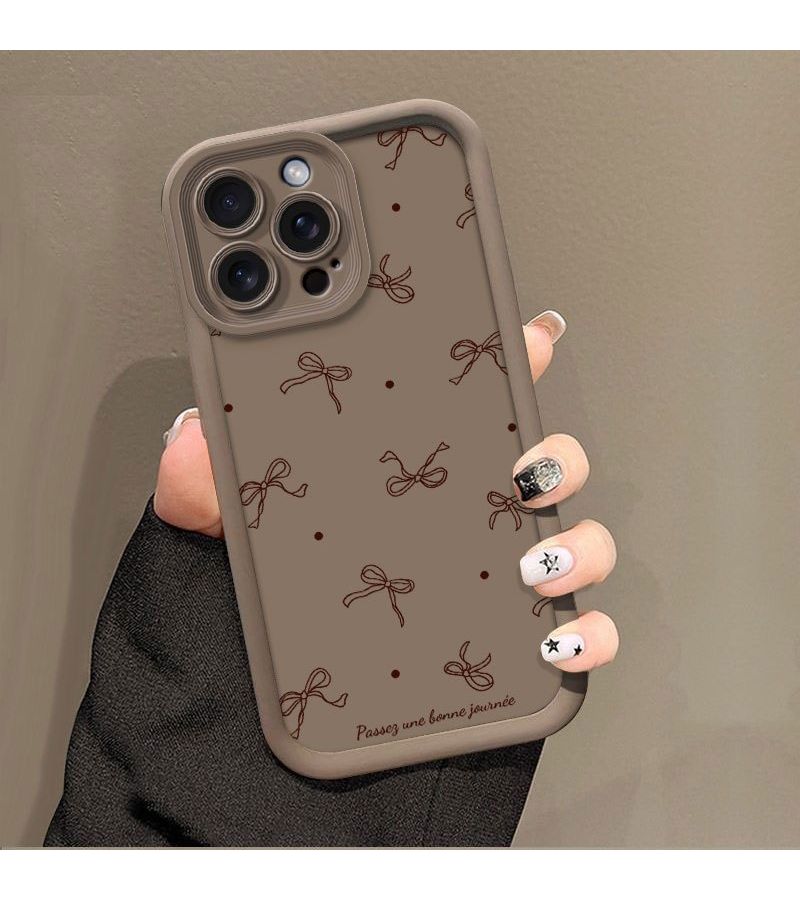 Mixed Color 1 Sky Eye Ladder Protective Phone Case For Honor 90 Smart 200 Magic 5 6 7 Lite X8a X8b X9a X9b X9c X7c X7a X7b 4g 5g X6a X6b Fashionable Elegant Polka Dot Bow - Image 3