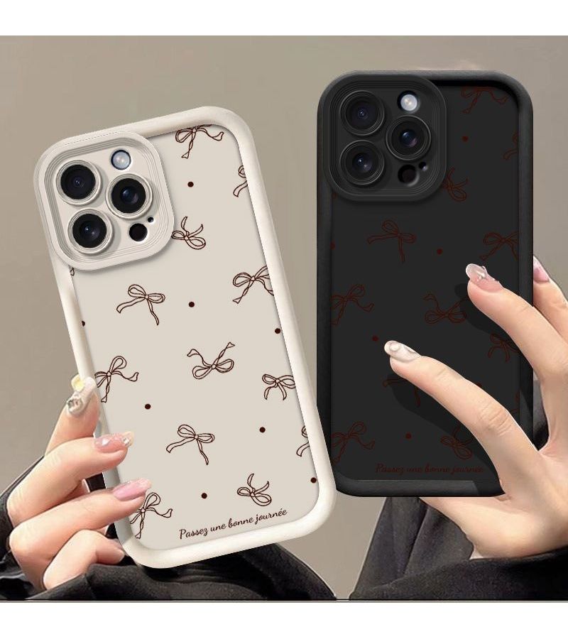 Mixed Color 1 Sky Eye Ladder Protective Phone Case For Honor 90 Smart 200 Magic 5 6 7 Lite X8a X8b X9a X9b X9c X7c X7a X7b 4g 5g X6a X6b Fashionable Elegant Polka Dot Bow - Image 2