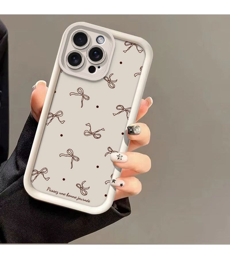 Mixed Color 1 Sky Eye Ladder Protective Phone Case For Honor 90 Smart 200 Magic 5 6 7 Lite X8a X8b X9a X9b X9c X7c X7a X7b 4g 5g X6a X6b Fashionable Elegant Polka Dot Bow - Image 1