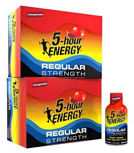 5hour ENERGY Shot Regular Strength Pomegranate 193 Ounce 24 Count