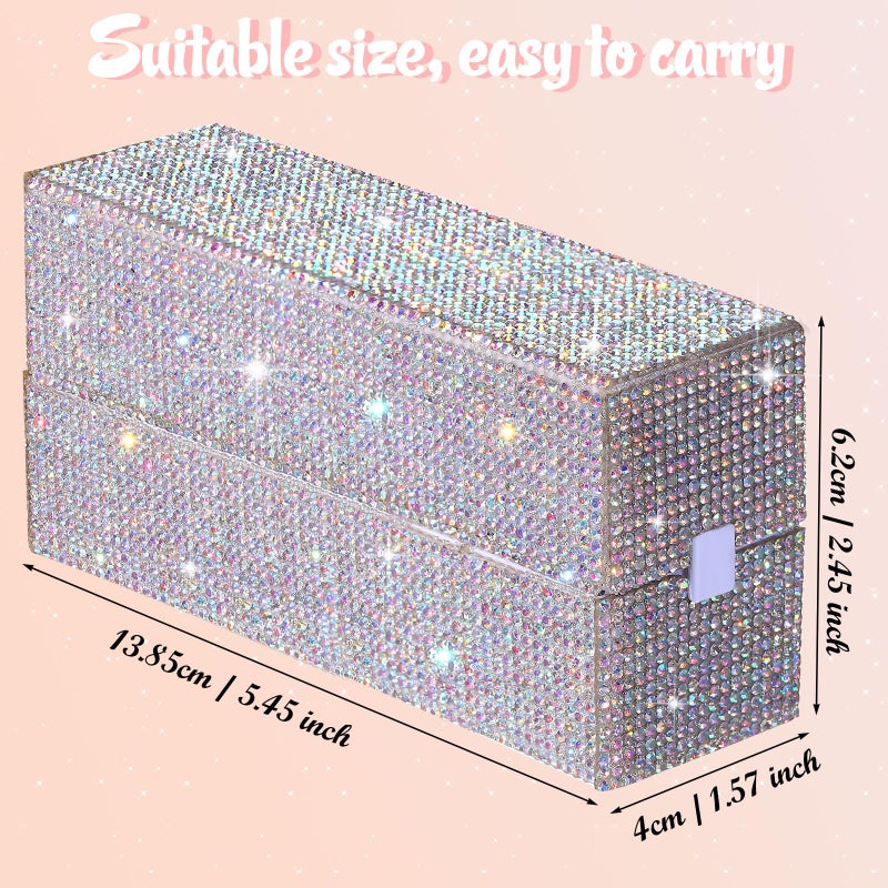 Colingmill Nail Drill Bits Holder Rhinestone Case Box Bling Displayer Holder Dustproof 30 Holes Organizer Container for Nail Tech Manicure Tools - Image 3