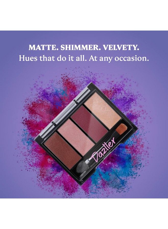 DAZLLER Eyeshadow 4In1 Palette 4G D4Es10Ultima Ultra Lightweight Velvety Even Blending Rich Pigments Vibrant Hues No Caking Zero Patchiness Vegan & Crueltyfree - Image 5