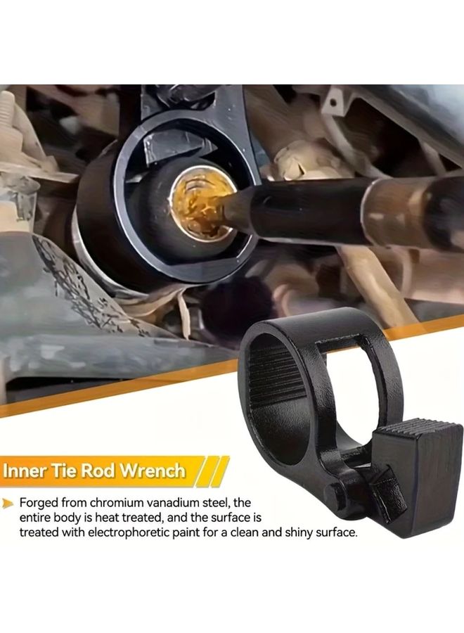 Universal 27 42Mm Steel Steering Ball Joint Separator Puller Tool 1pc With Rubber Grip Comfortable Handle For Car Chassis Rocker Arm Removal And Installation - Image 2