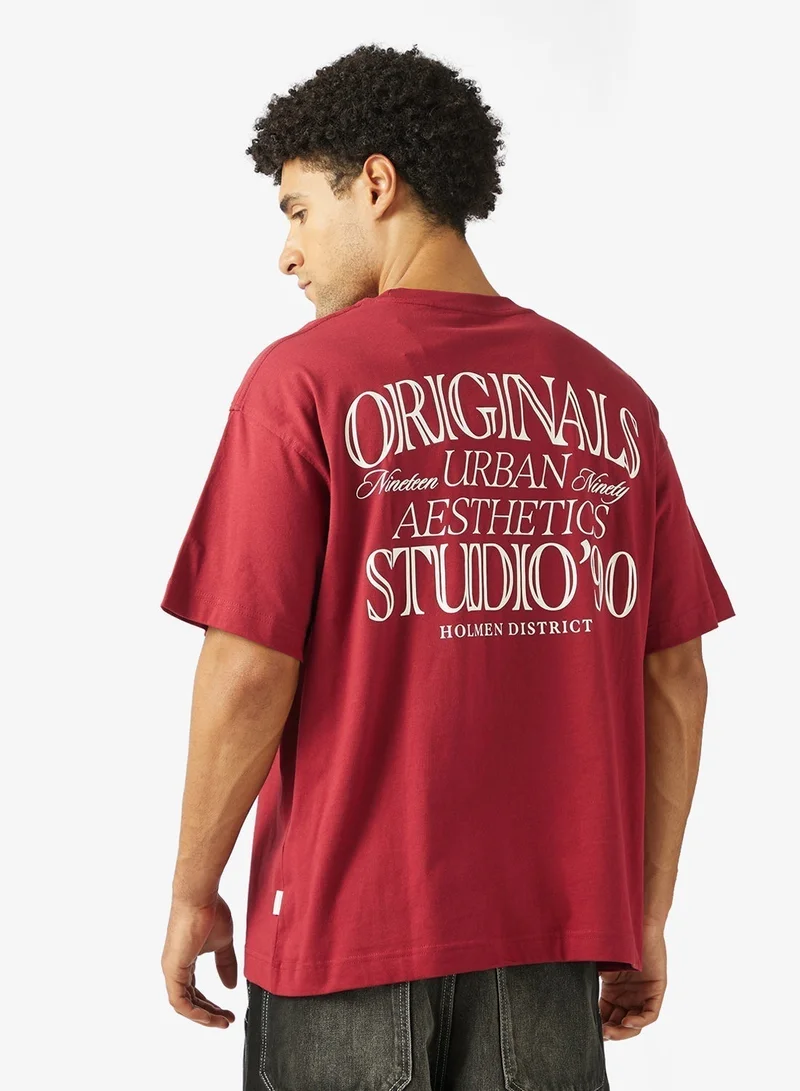 JACK & JONES Midtown Regular Fit Crew Neck T-Shirt