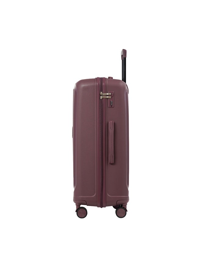 Eagle Express Clifton PP Hard Trolley Luggage - 1 Piece - 24 inch - Raspberry Red - Durable Polypropylene - 1-Year Warranty - Image 3
