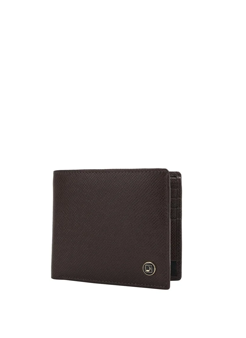Da Milano Genuine Leather Brown Mens Wallet
