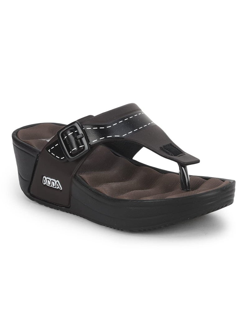 ADDA (LABEL) DIVA-1 || Durable & Comfortable || EVA Sole|| Antiskid || Lightweight || Fashionable || Super Soft || Outdoor Slipper || Slipper for Women - Image 2
