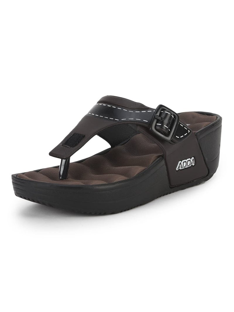 ADDA (LABEL) DIVA-1 || Durable & Comfortable || EVA Sole|| Antiskid || Lightweight || Fashionable || Super Soft || Outdoor Slipper || Slipper for Women - Image 1