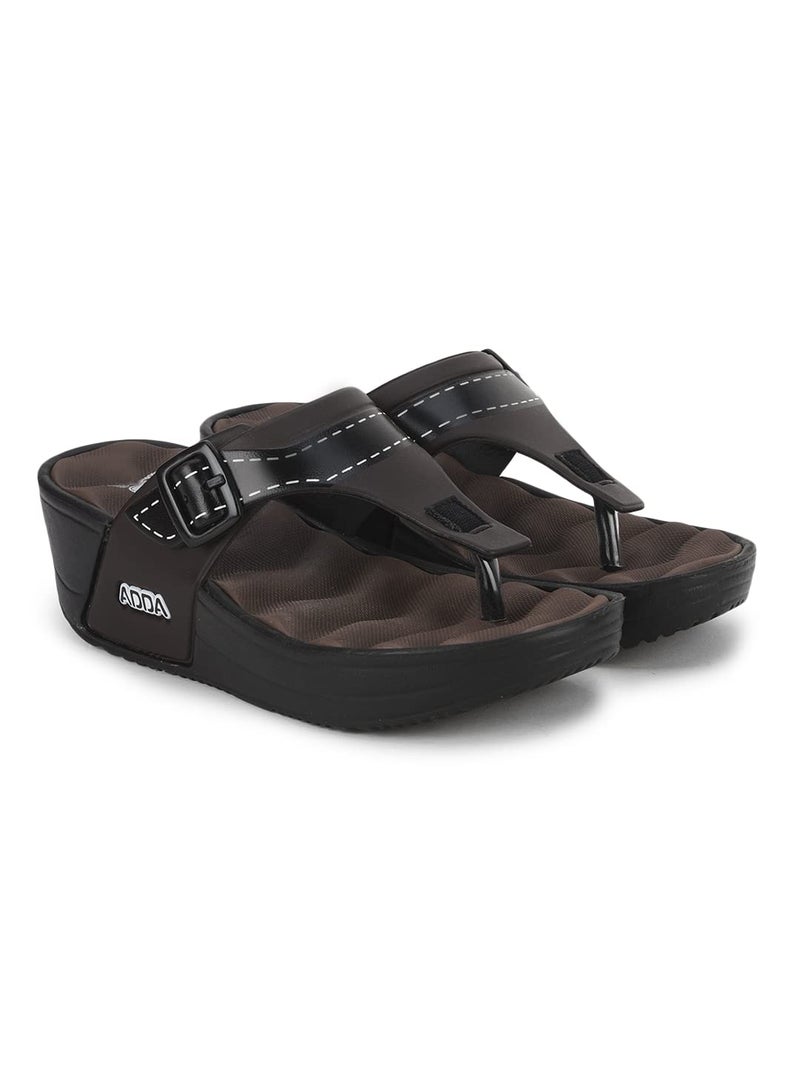 ADDA (LABEL) DIVA-1 || Durable & Comfortable || EVA Sole|| Antiskid || Lightweight || Fashionable || Super Soft || Outdoor Slipper || Slipper for Women - Image 4