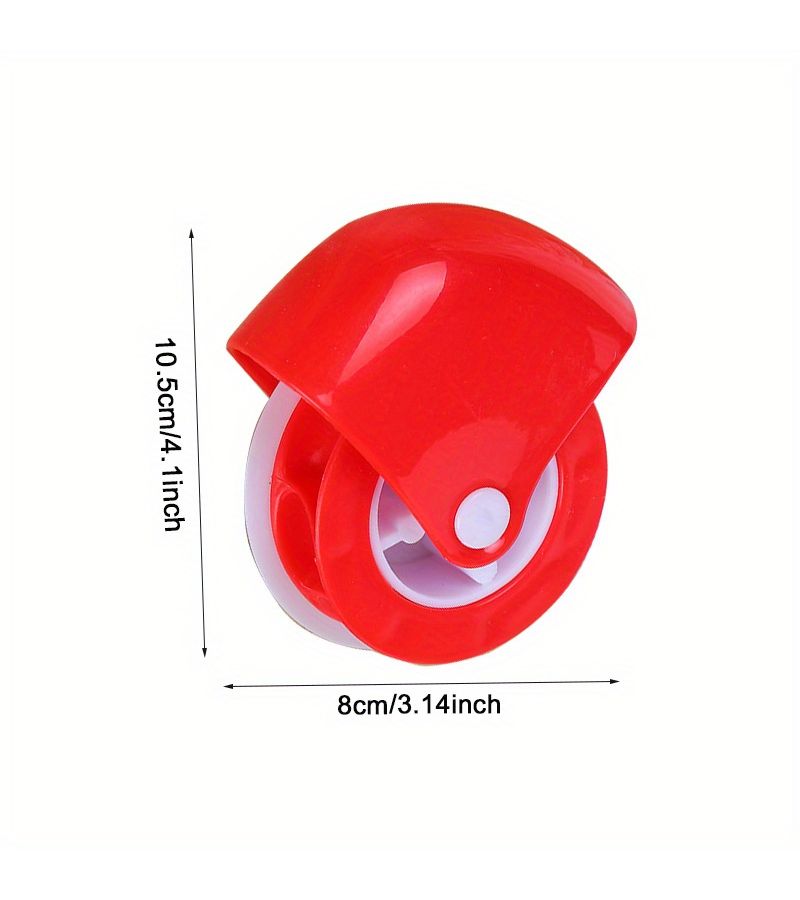 1pc Red Pizza Pie Curler For Decorating And Baking Pizza Pastry Crusts - Image 3