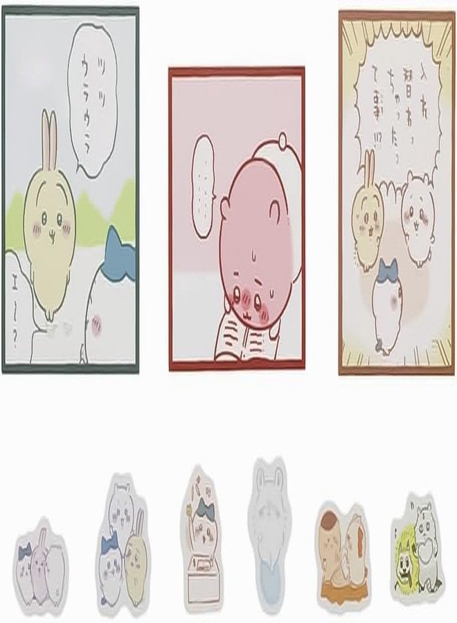 Sunstar Stationery S8587728 Chiikawa Seal, Peace Seal, Comic Scene - Image 4