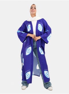 Clue Big Eye Printed Kimono  - Image 1