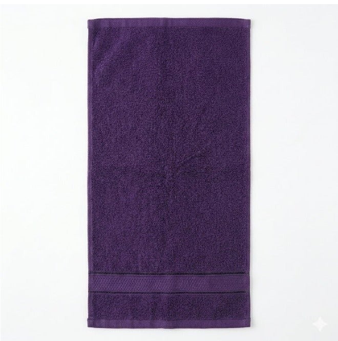 MOVEX 100% Cotton Text - Premium Color - 70 * 140cm - 500 Grams - Soft and Absorbent - Made in Egypt (Dark Mauve) - Image 2