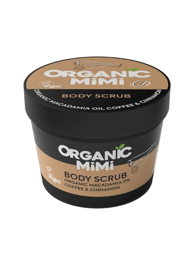 Organic Mimi Coffee & Cinnamon Body Scrub 120g - Image 2