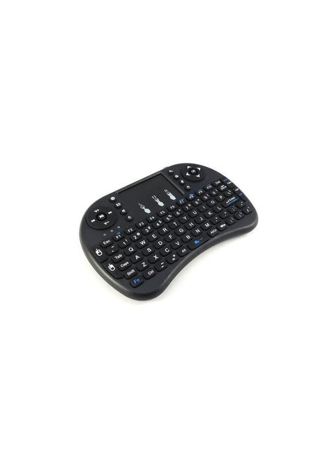 Mini 2.4G Wireless Bluetooth Keyboard with Touchpad, Color Backlit, for Android TV Box, Xbox, Smart TV, PC, PS3/PS4, 92 Keys, Rechargeable Battery