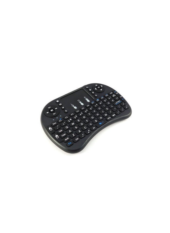 Generic - Mini 2.4G Wireless Bluetooth Keyboard with Touchpad, Color Backlit, for Android TV Box, Xbox, Smart TV, PC, PS3/PS4, 92 Keys, Rechargeable Battery - Image 1