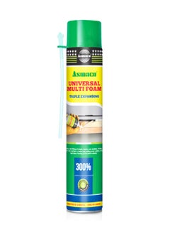 Polyurethane PU Insulating Foam Sealant | Multipurpose Expandable PU Foam Spray for Window, Tile, Door, and AC Gaps (750ml)