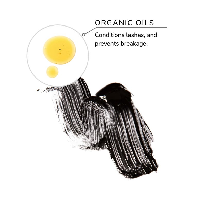 Emani Natural Healthy Lash Mascara, Volume and Length, Hypoallergenic for Sensitive Eyes, Clean Natural Ingredients, Smudge Proof & Volumizing, Midnight - Image 4