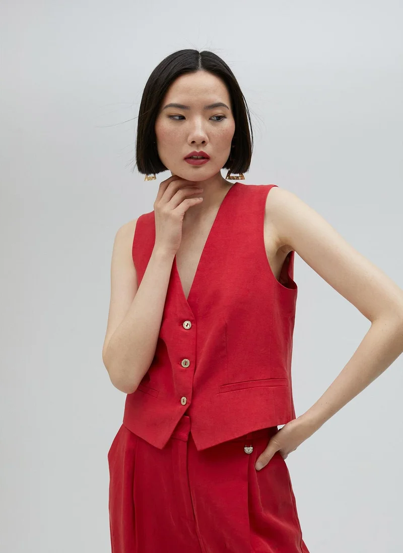 Lola Casademunt Tencel waistcoat