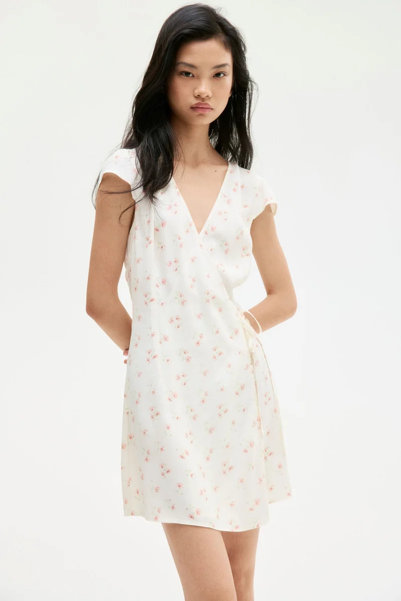 H&M Crêpe wrap dress