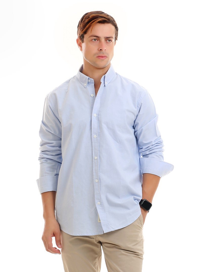DOTT Oxford Slim Fit Classic Button-Down Shirt - Image 1