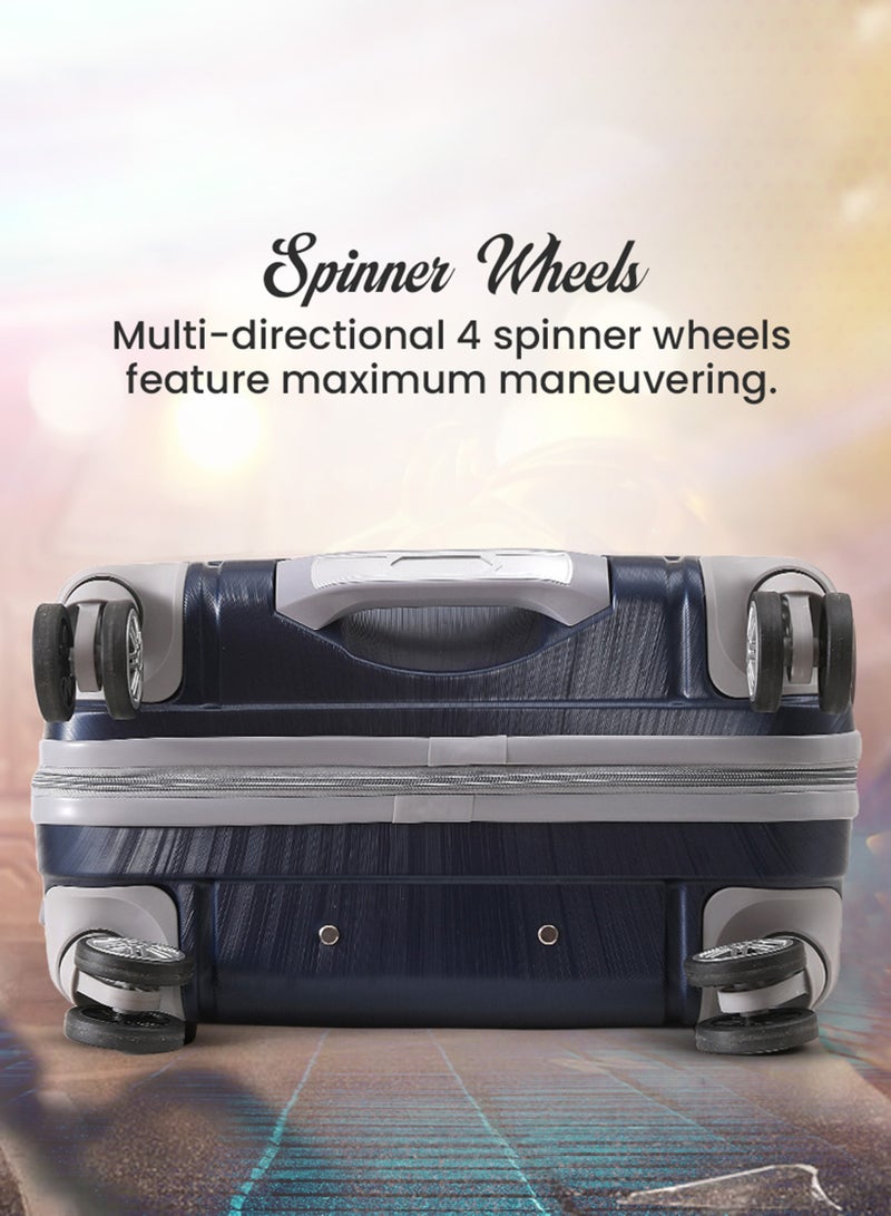 STARLIFE 3 Piece ABS Hard side Trolley Luggage Set Spinner Wheels with Number Lock 20/24/30 Inch - Image 5