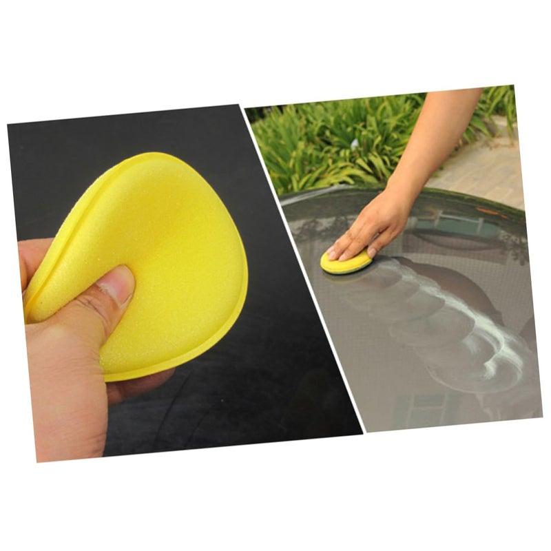 6Pcs Dual Sided Car Waxing Sponge Pads 9 8x9 8x1 5cm For Detailing Cleaning And Polishing - Image 4