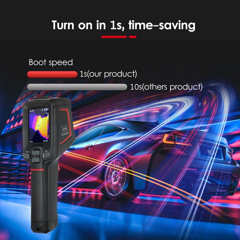 GUIDE T120 Thermal Imager Infrared Thermal Imaging Camera Handheld Industrial Infrared Camera Thermographic Camera -20℃~400℃（-4℉~752℉） - Image 5