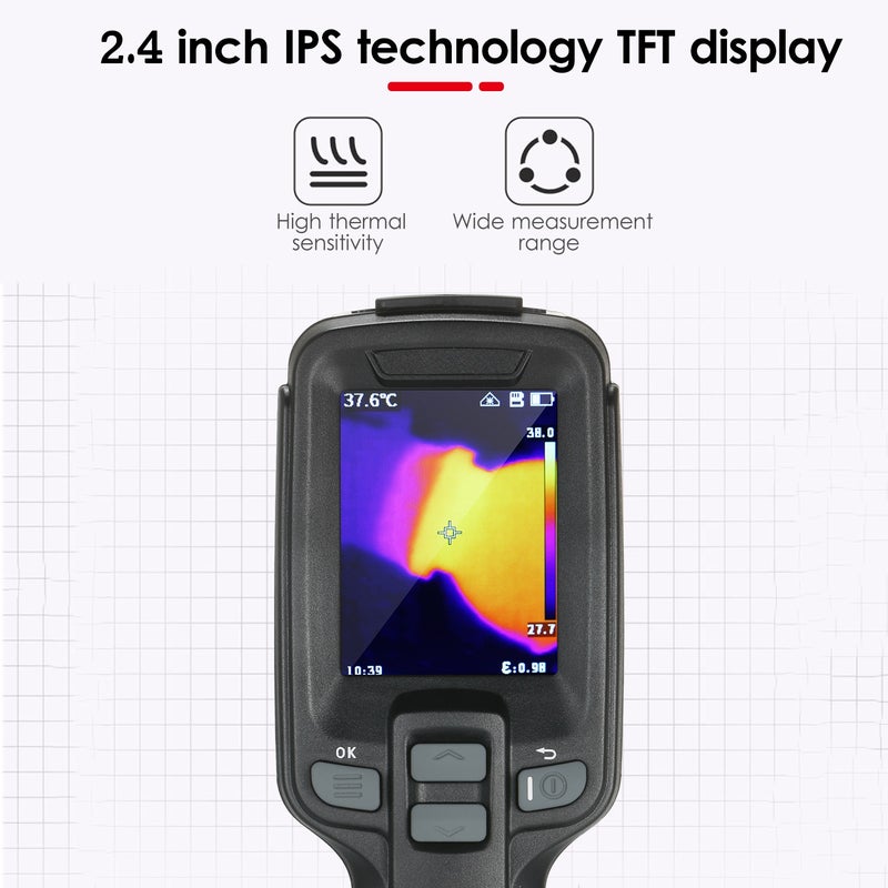 GUIDE T120 Thermal Imager Infrared Thermal Imaging Camera Handheld Industrial Infrared Camera Thermographic Camera -20℃~400℃（-4℉~752℉） - Image 3