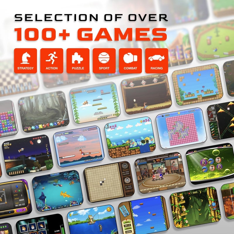 My Arcade Gamer Mini Classic-Purple: Games for Kids, Miniature Handheld Gaming System Packed with 160 Games, 1.8'' Color Display (DGUN-3924), Small - Image 4