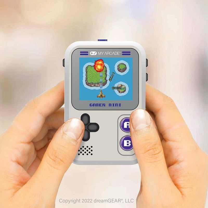 My Arcade Gamer Mini Classic-Purple: Games for Kids, Miniature Handheld Gaming System Packed with 160 Games, 1.8'' Color Display (DGUN-3924), Small - Image 3