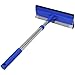 Conliwell 2in1 Car Windshield Squeegee and Sponge Scrubber for Cleaning and Washing Rubber Blade Cleaner with Handle Retractable car Wipers Suitable for All Vehicles Blue - Image 2
