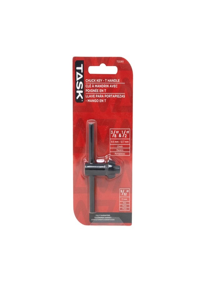 Task Tools T22283 Drill Chuck Key for 1/2-Inch and 3/8-Inch Chucks, 9/32-Inch Pilot - Image 3