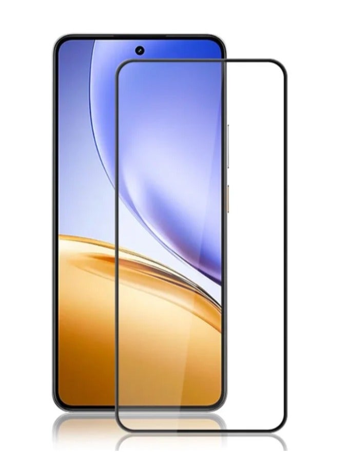 Screen Protector  for Realme 14 5G / Realme 14T 5G Premium Tempered Glass Screen Protector - Black - Image 1