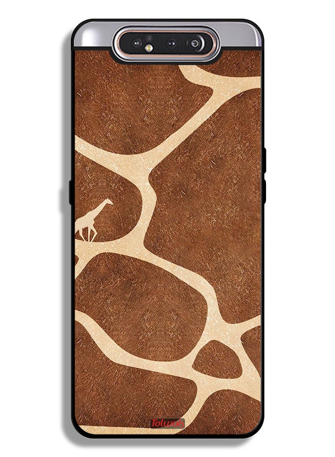 Tolwak Samsung Galaxy A80 Protective Case Cover Giraffe Skin - Image 1