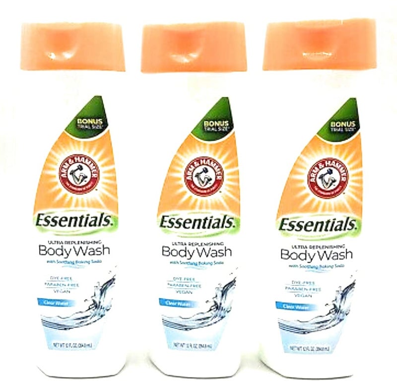 Arm & Hammer Clear Water Ultra Moisturizing Body Wash, Pack of 3s - Image 1