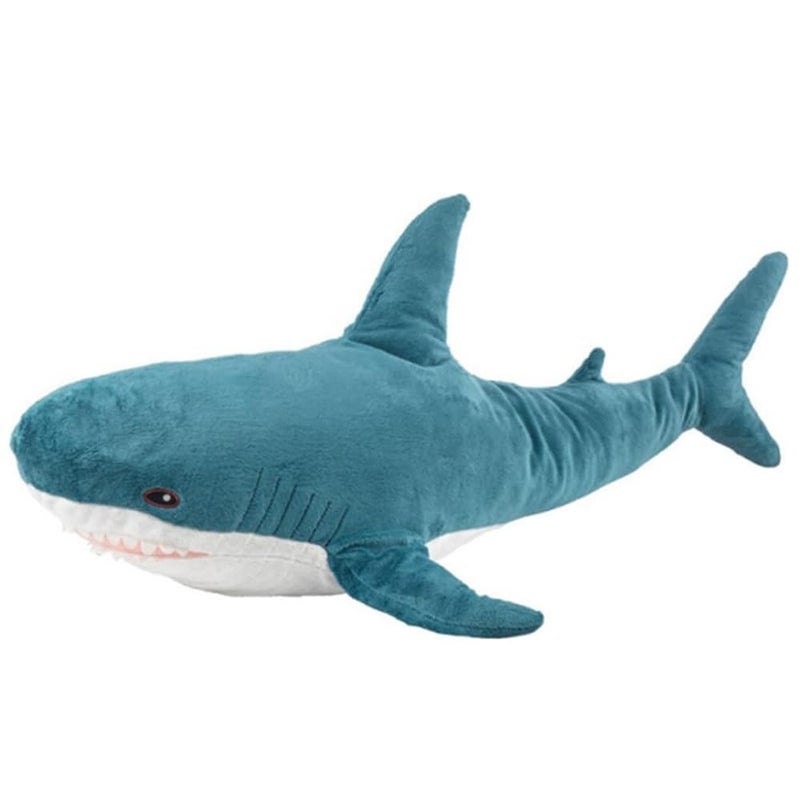 JULAN 31inch Giant Plush Shark Toy Pillow3D Giant Shark Stuffed AnimalSoft Shark Cushion Pillow Shark Stuffed Toy Throw Pillow for Childrens Pillow Boys and Girls Room Decoration Bedtime Gift 80cm - Image 3