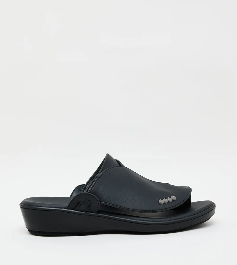 ستيف مادن Omani Sandal Black Men's Sandals