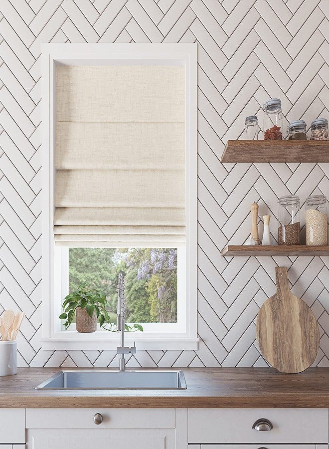 صن زيرو ستارة رومانية لاسلكية من صن زيرو سيرافينا، بنسيج خاص، تحجب الضوء بنسبة 100%، لون كتان، عرض 34 بوصة × ارتفاع 64 بوصة - Image 5