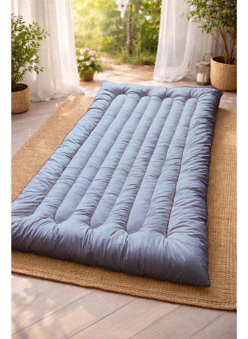 SleepLand Guest and travel package, gray color, consisting of a bed sheet, blanket, pillow, and pillowcase - Image 3