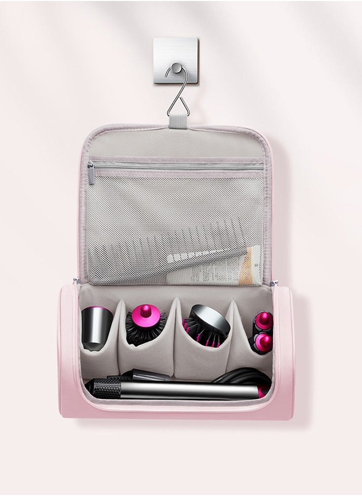Generic - Waterproof Travel Outdoor Hairdrier Storage Bag Multi-pocket Big Capacity Hanging Toiletry Bag Portable Multifunction Dry Wet Separation Makeup Curling Iron Storage Bag - Image 1