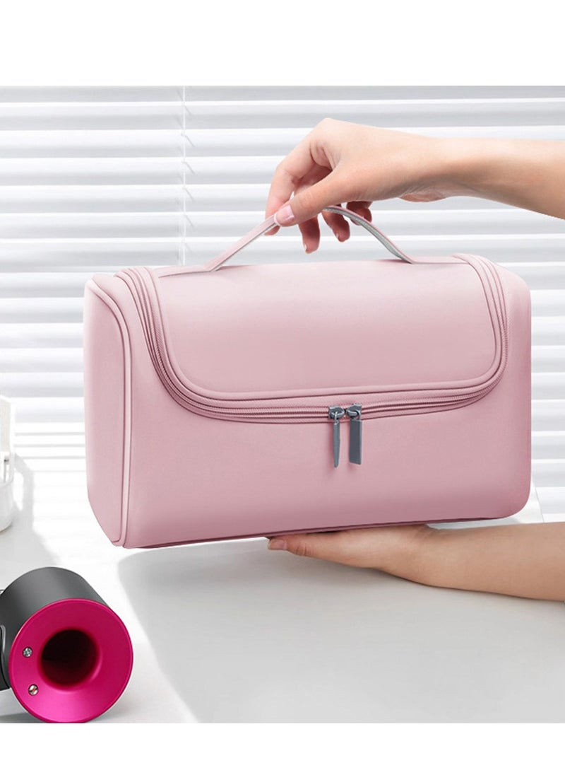 Generic - Waterproof Travel Outdoor Hairdrier Storage Bag Multi-pocket Big Capacity Hanging Toiletry Bag Portable Multifunction Dry Wet Separation Makeup Curling Iron Storage Bag - Image 1