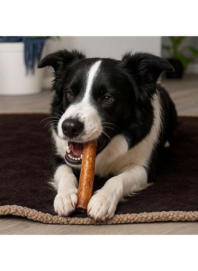 بيت فاكتوري حلوى مضغ للكلاب مصنوعة من جلد البقر الأمريكي بنسبة 100% من Pet Factory، مقاس 8 بوصات، بنكهة لحم البقر والدجاج، 10 قطع/عبوة واحدة - Image 1