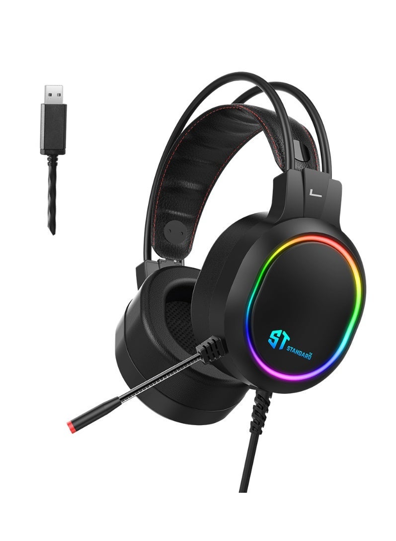 ستاندرد Standard GM09 Wired Rgb Gaming Headset