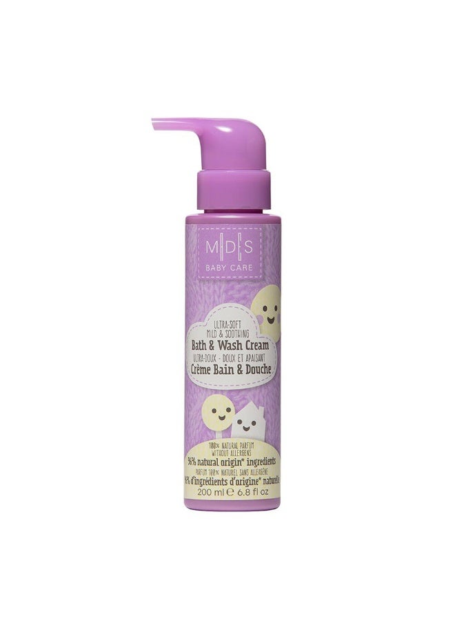 MDS BABY BATH & WASH CREAM 200ML